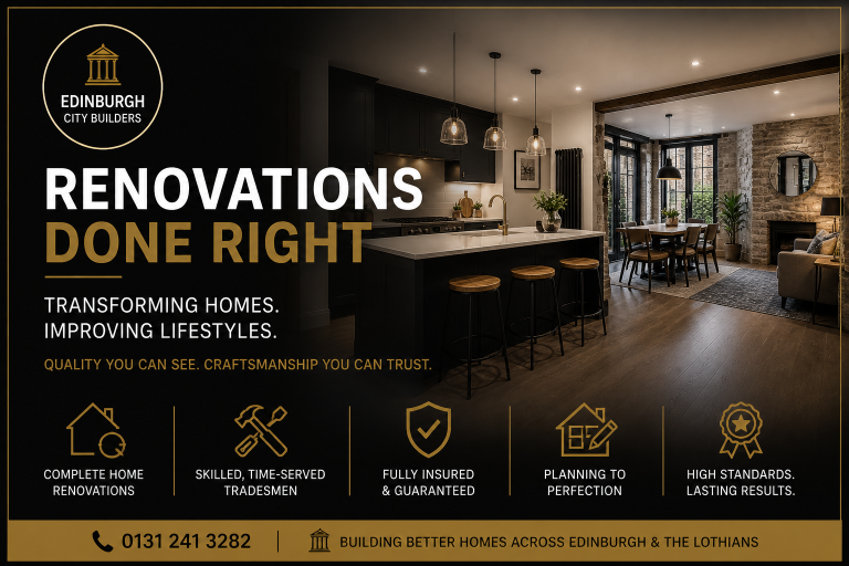 Renovation Builders In Edinburgh